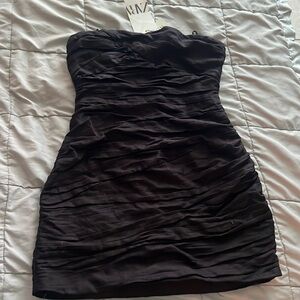 Beautiful black layered mini dress